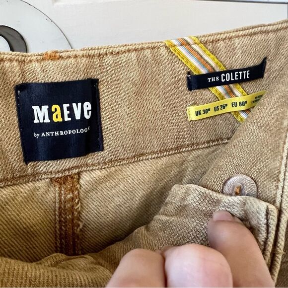 NWT Anthropologie Plus Maeve The Colette Wide Leg Crop Pants Size 26W - Picture 5 of 5